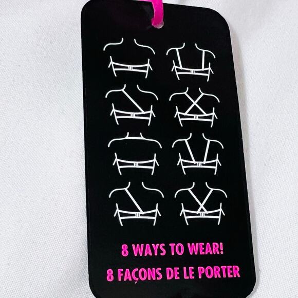 La Senza Bra Lot of 2 Size 34DD Black Pink Padded Underwire Push Up Lace New - Picture 8 of 15